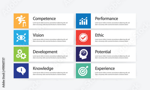 Business Practice Infographic Icon Set