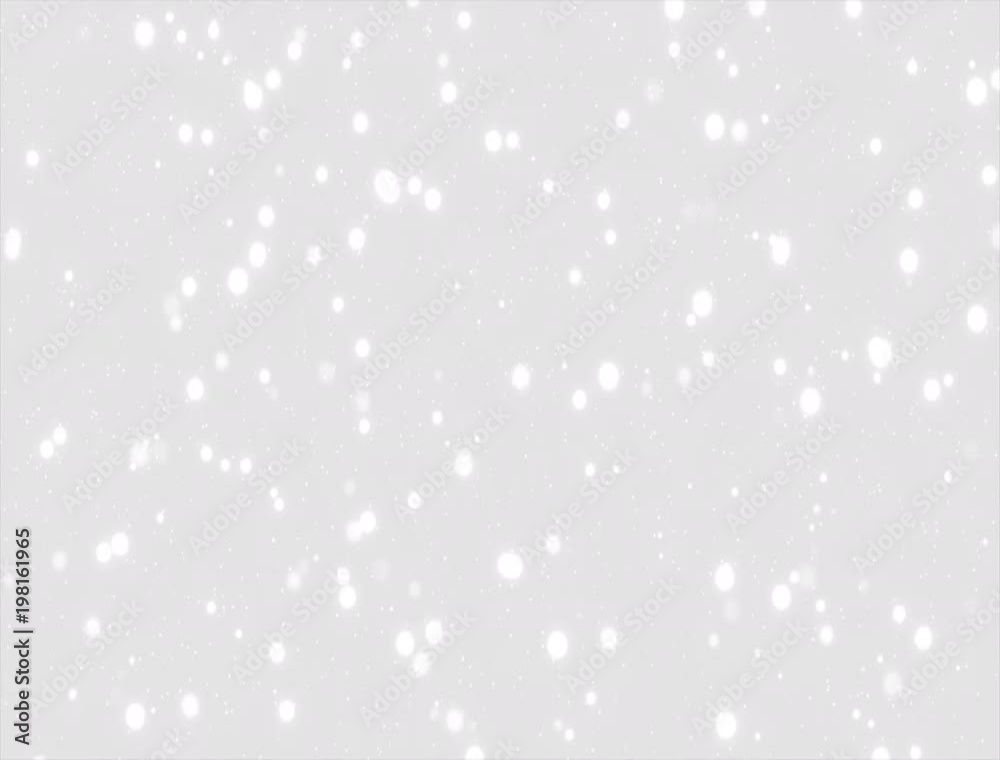 4K. Abstract Silver Christmas motion background. White round glitter bokeh particles and light. New year collection 4K. Abstract Silver Christmas motion background. White round glitter bokeh particles and light. New year collection