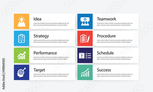 Solution Infographic Icon Set