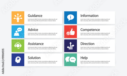 Support Infographic Icon Set