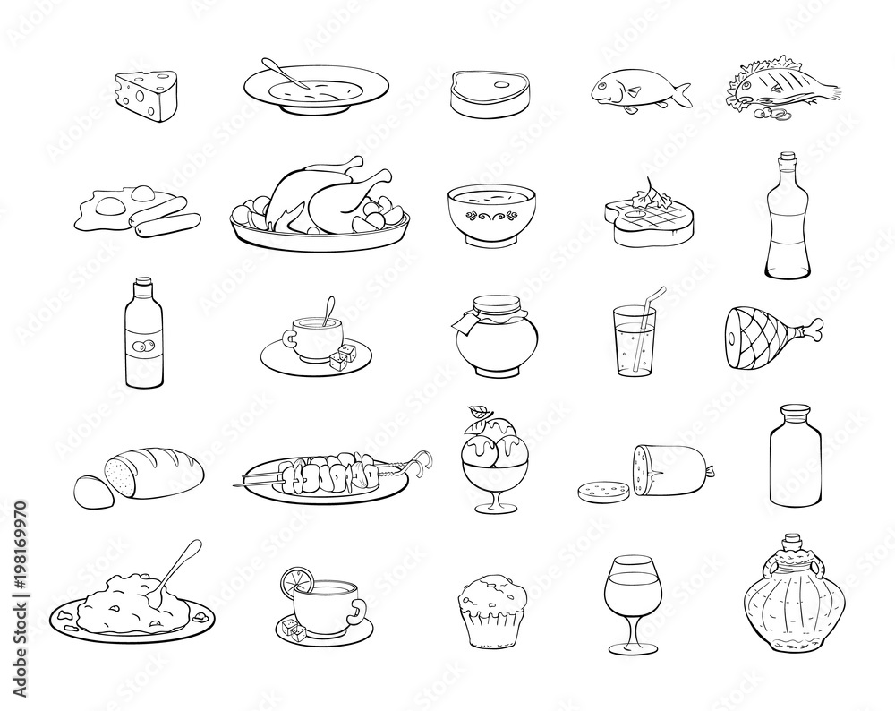 food Icons set, food Icon Vector, food Icon Art, food Icon Image, food Icon logo, food Icon Sign, food icon Flat, food Icon design, food icon app, food icon UI, food icon web
