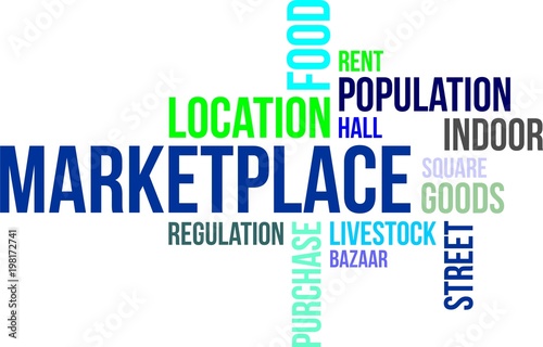 word cloud - marketplace
