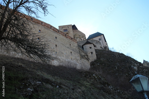 Photography View to Trenčín castle, Bratislava Slovakia
