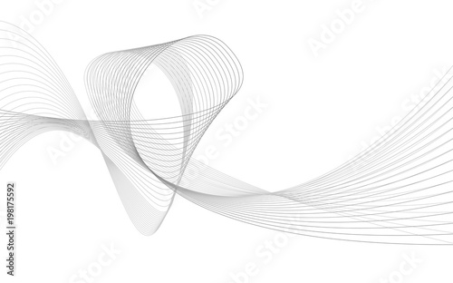 abstract wave design gray business background flow, smoke element