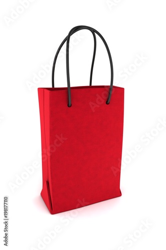 Shopping Bag 3D Rendering
