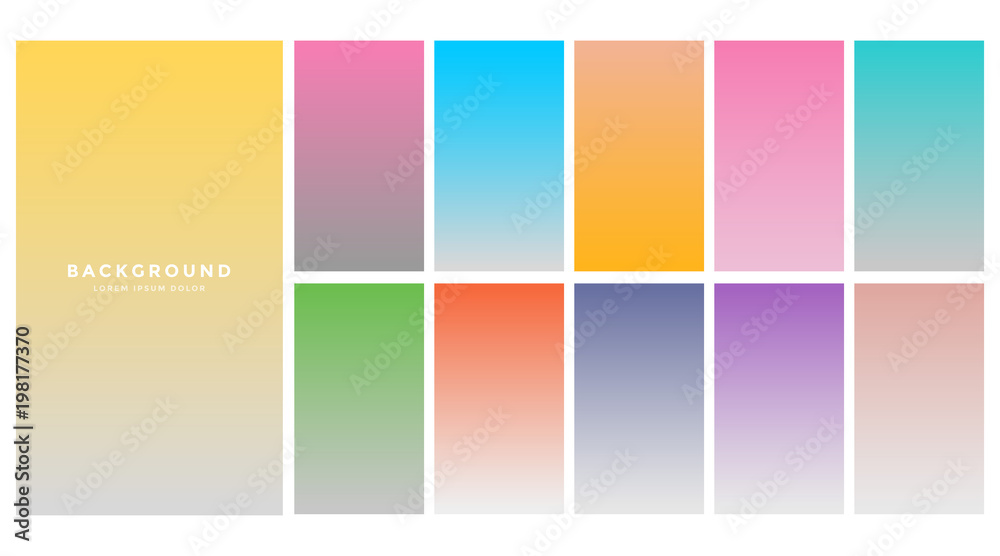 modern colorful soft background gradients