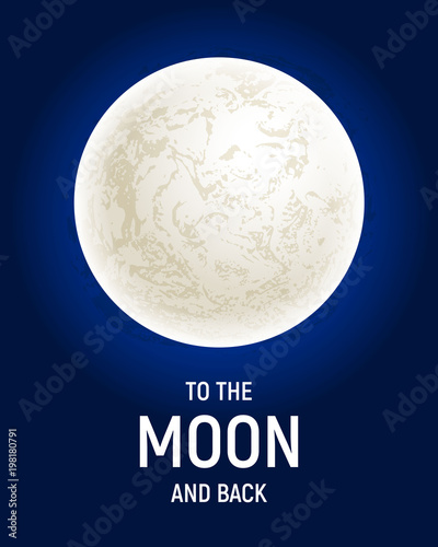Futuristic space planet poster background. Textured cosmic celestial body in deep blue sky. Cosmic party banner template. Vector illustration. Planet Earth vector.