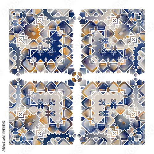 Portuguese azulejo tiles. photo