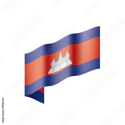Free Download Cambodia flag, vector illustration - GFXLoad