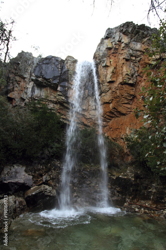 Cascada del Chorro, valle del Batuecas, La Alberca, Salamanca, España photo