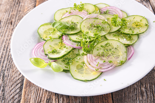 cucumber and onion salad
