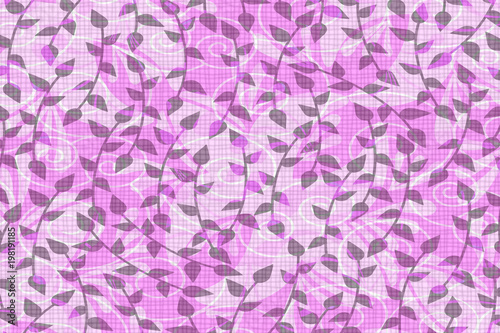 Pink Flourish Pattern Background