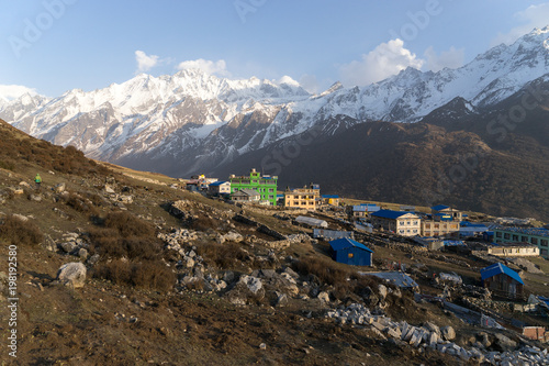Nepal village in mountains