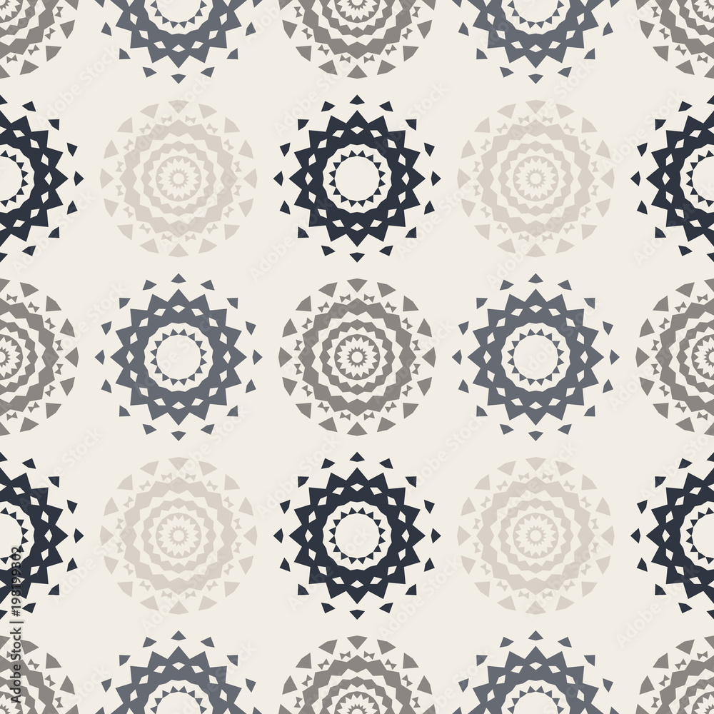 Circle symmetry different seamless pattern. Suitable for screen, print and other media. Circle symmetry different seamless pattern. Suitable for screen, print and other media.