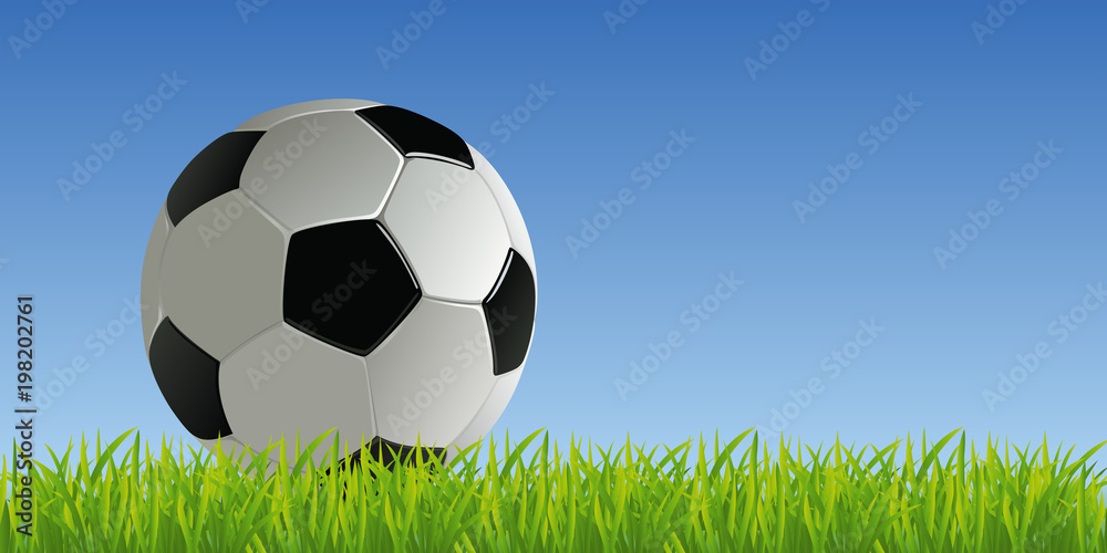 Vecteur Stock football - foot - ballon de foot - ballon - terrain -fond -  pelouse - symbole - présentation - arrière plan | Adobe Stock