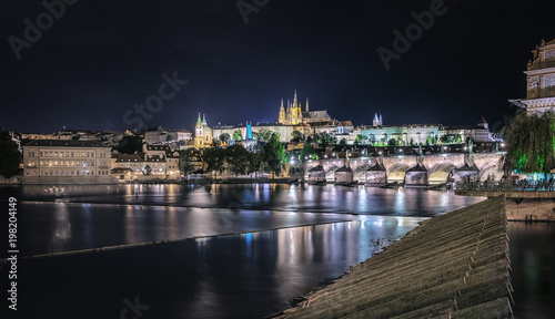 The Old Town of Prague, The Czech Republic at night.