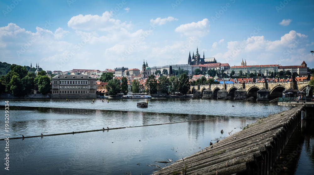 Vltava River Prague Czech Republic