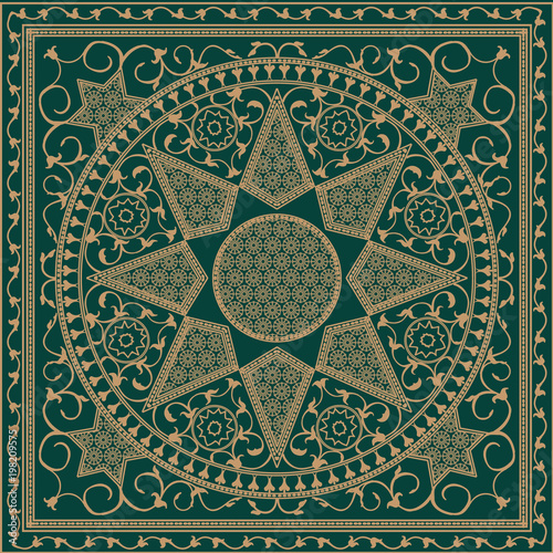 mosaic murals mural vector water vintage star ornamental tile