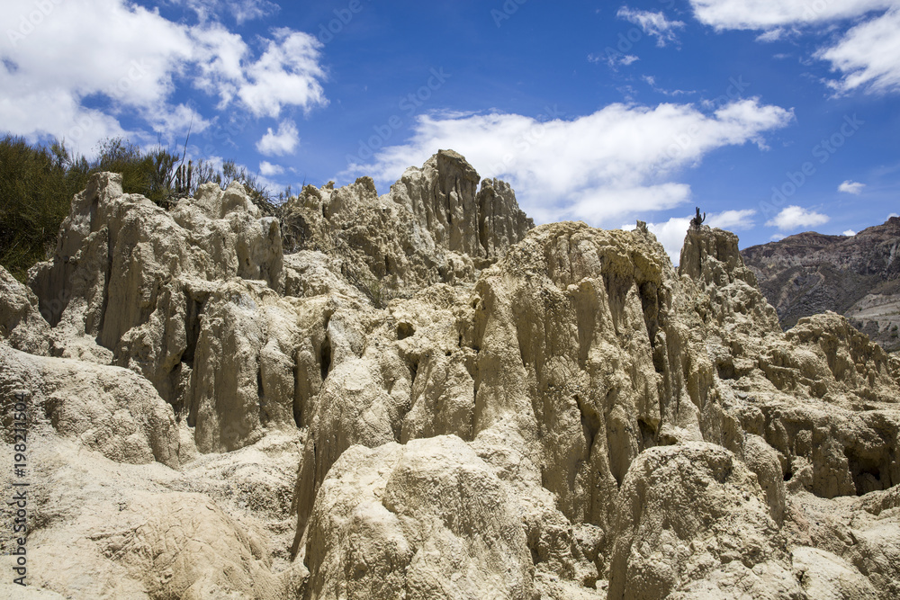 Valle de la luna in Bolivia