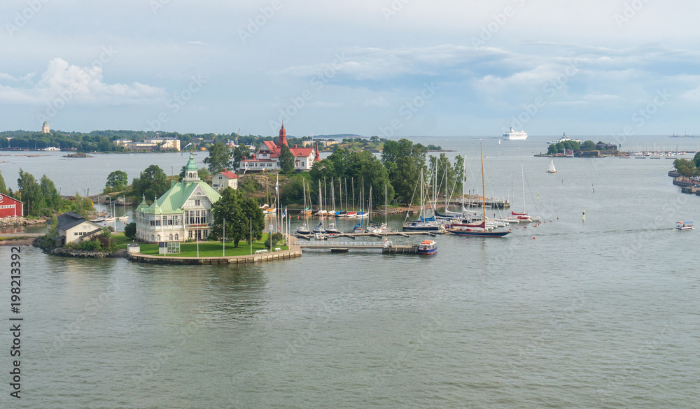 Obraz premium Islands in the Baltic Sea near Helsinki, Finland