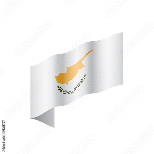 Cyprus flag, vector illustration