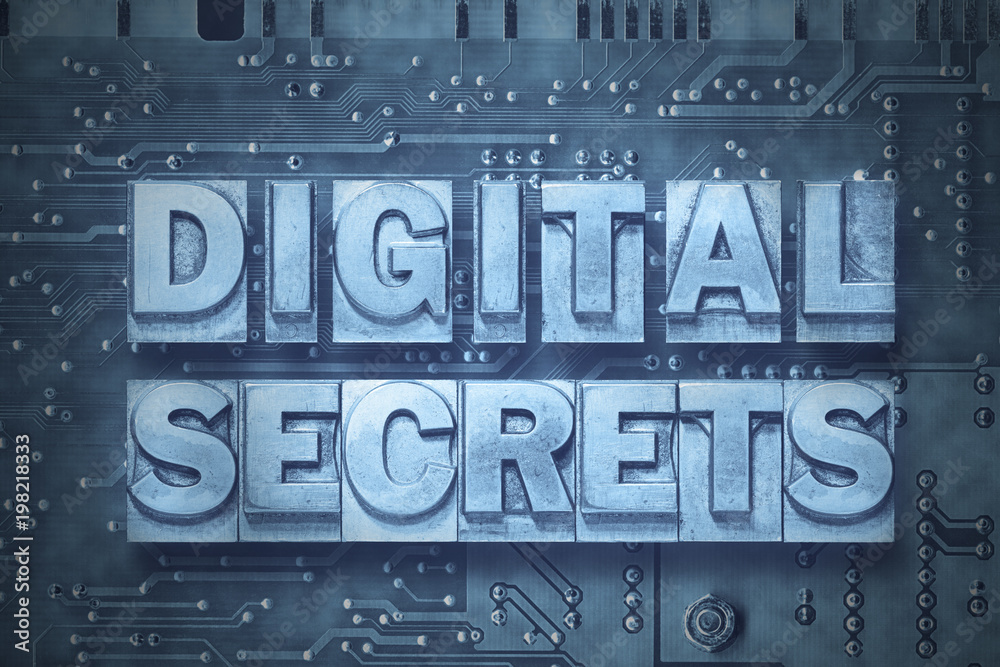 Obraz premium digital secrets-pc