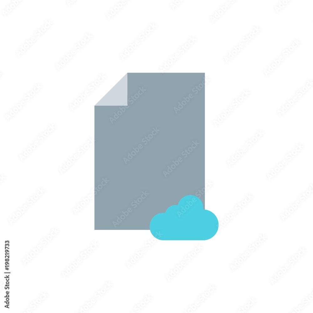 cloud file flat vector icon. Modern simple isolated sign. Pixel perfect vector illustration for logo, website, mobile app and other designs cloud file flat vector icon. Modern simple isolated sign. Pixel perfect vector illustration for logo, website, mobile app and other designs