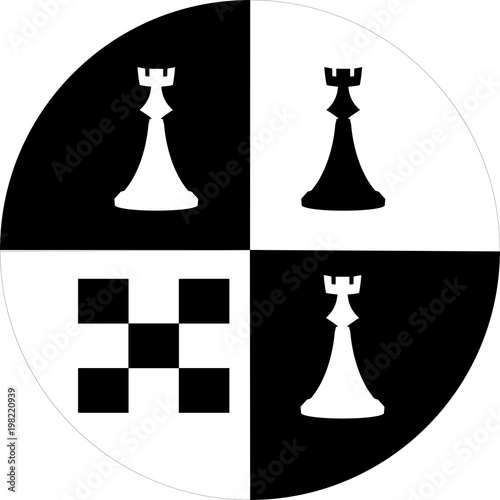 The emblem of the chess club