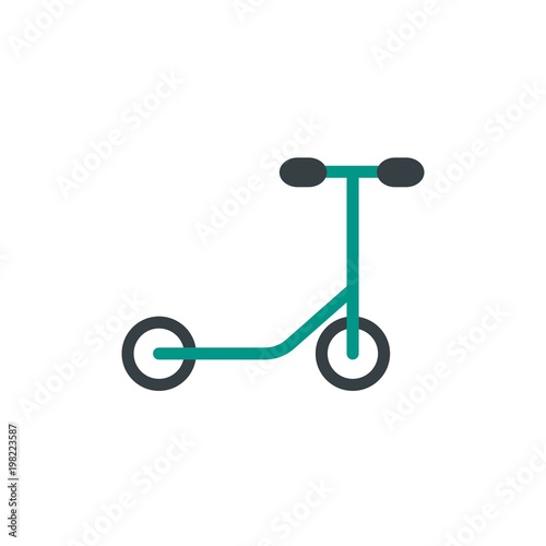 scooter flat vector icon. Modern simple isolated sign. Pixel perfect vector illustration for logo, website, mobile app and other designs