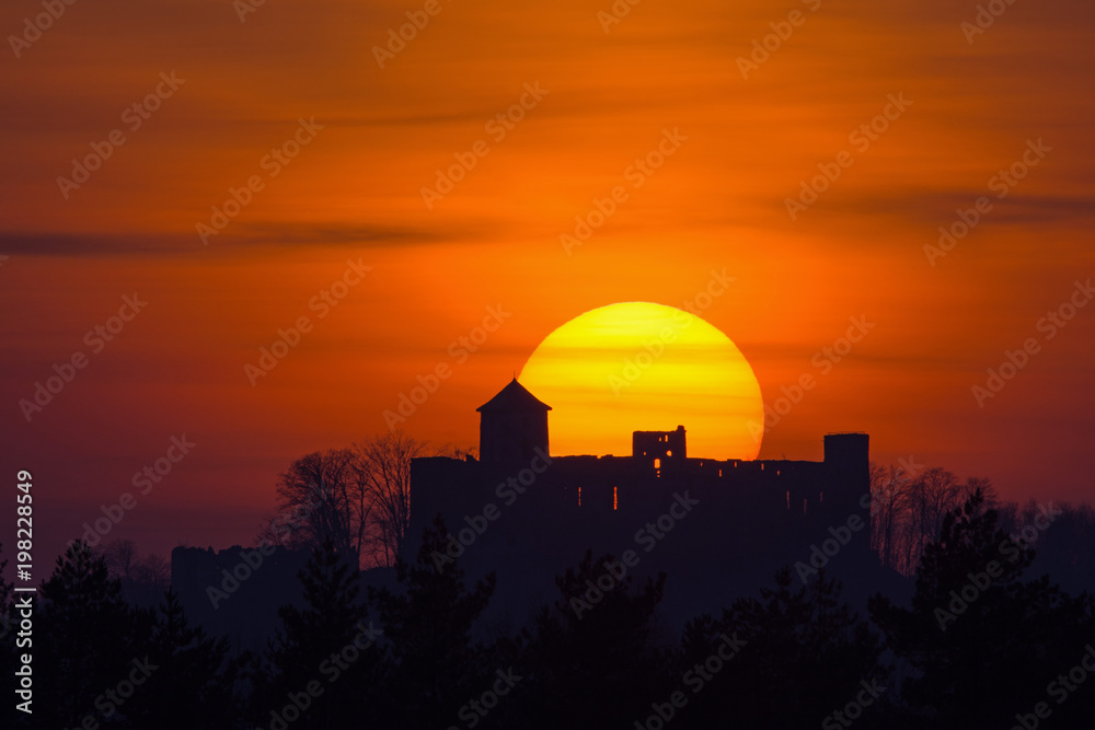Fototapeta premium Zamek Tenczyn