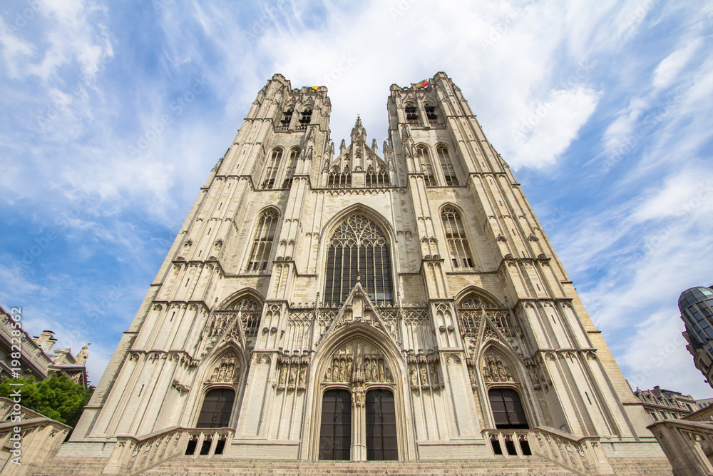 Cathedral St. Michael and St. Gudula in Brussel, Belgium Cathedral St. Michael and St. Gudula in Brussel, Belgium