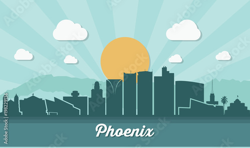 Phoenix skyline
