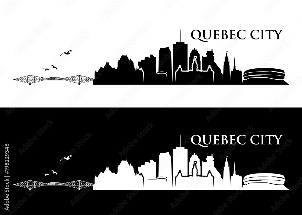 Fototapeta premium Quebec city skyline - Canada