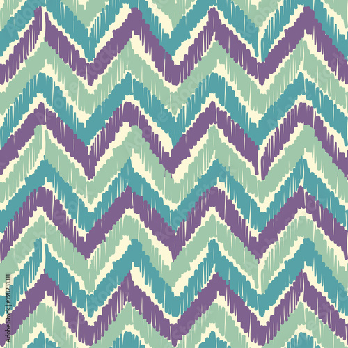 Abstract Ikat and boho style handcraft fabric pattern. Traditional Ethnic design for clothing and textile background, carpet or wallpaper