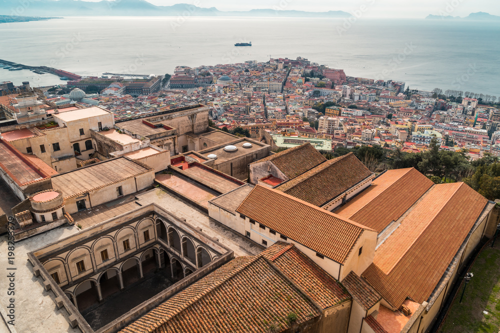 Panorama Blick über die Stadt Neapel