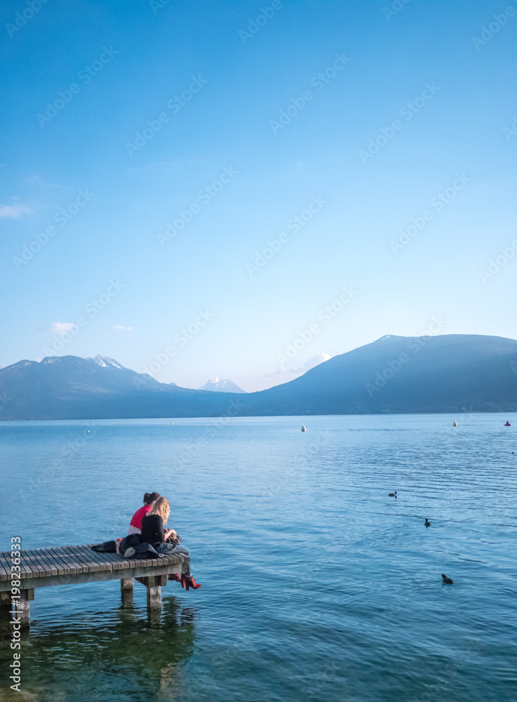 Lac d'Annecy, Haute-Savoie, France