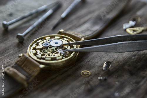 Watchmaker's workshop, watch repair