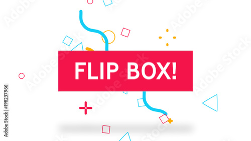 3D Flip Box Title
