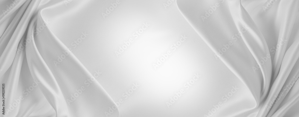 White silk fabric texture. Copy space White silk fabric texture. Copy space