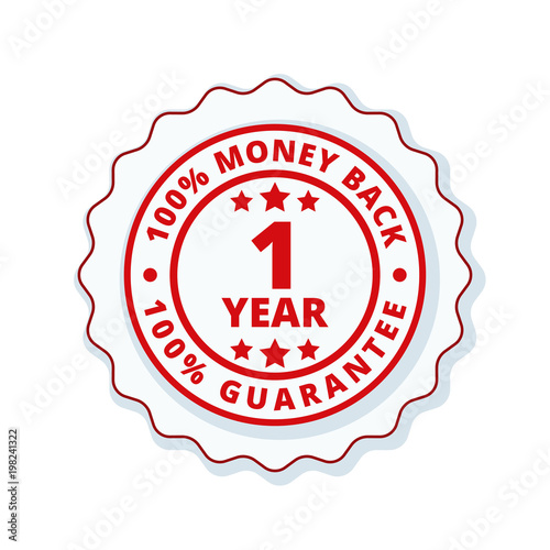 One year money back guarantee