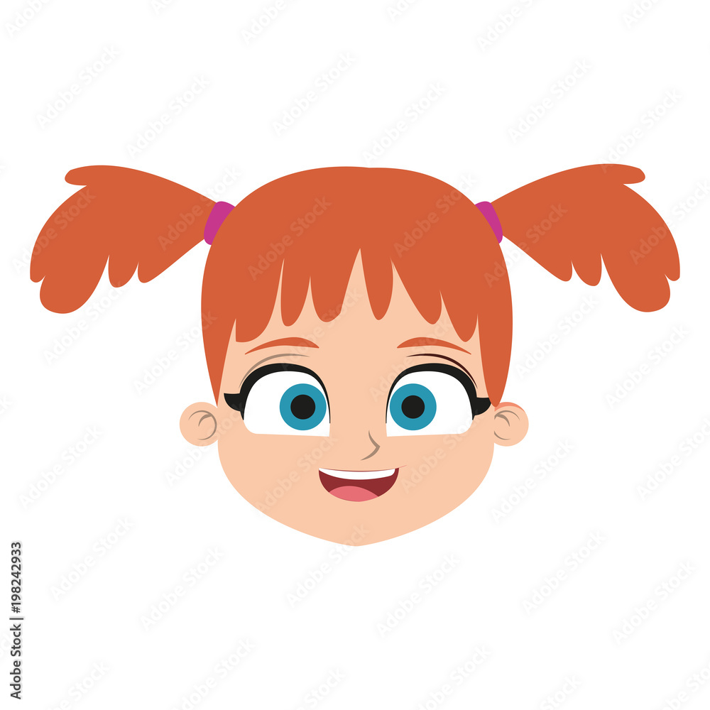 Cute girl cartoon vector illustration graphic design Cute girl cartoon vector illustration graphic design