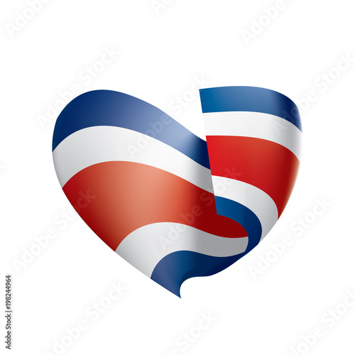 Free Download Costa Rica flag, vector illustration - GFXLoad