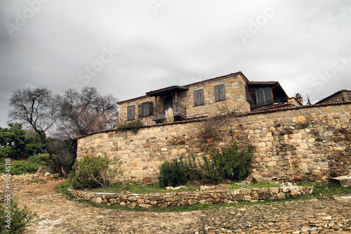 Adatepe Village on the foothills of the Ida Mountains