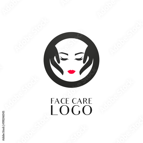 Beauty salon creative logo design template. Cosmetology logotype.