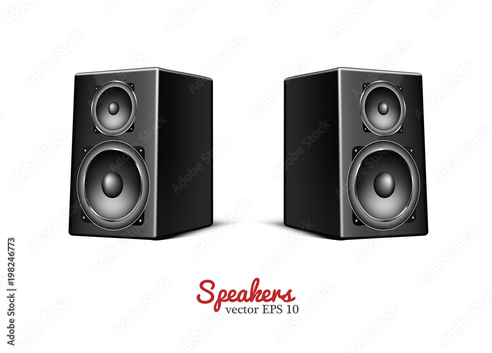Vector sound speaker, loudspeaker icon Vector sound speaker, loudspeaker icon