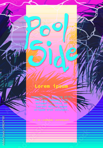 pool side background