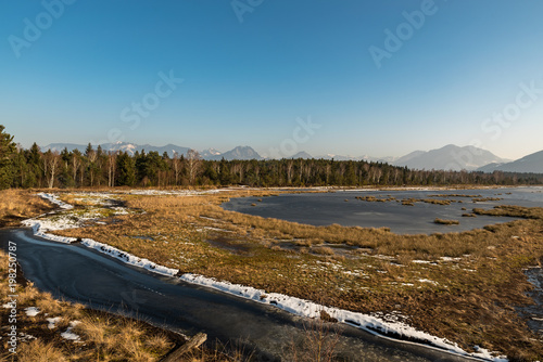 A beautiful spring day in Nicklheim with a great view