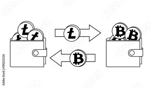 exchange between litecoin and bitcoin in the walle