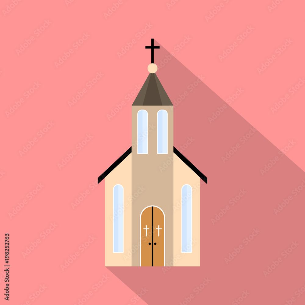 Vector flat icon church