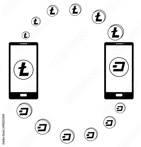 exchange between litecoin and dash in the phone